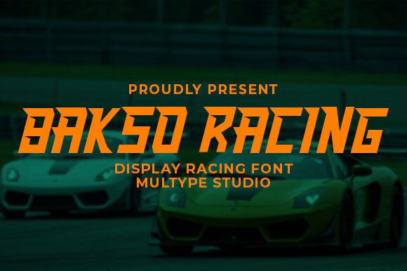 Bakso Racing: A Bold Sans Serif Typeface for High-Impact Web Design
