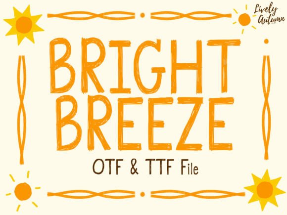 Bright Breeze: A Relaxed Handwritten Typeface for Editorial Design