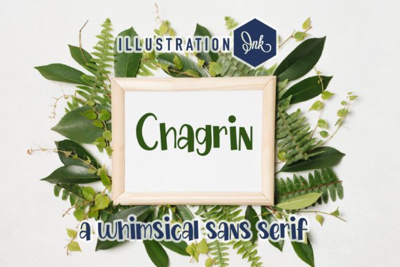 Chagrin: A Whimsical Hand-Crafted Typeface for Editorial Design