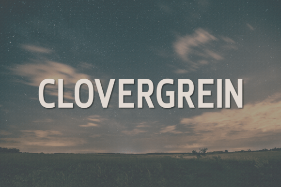 Clovergrein: The Modern Sans Serif Typeface for Handmade Brands