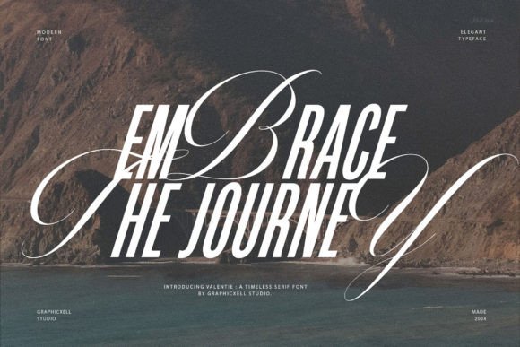 Embrace the Journey Typeface: Elevating Digital Brand Identity