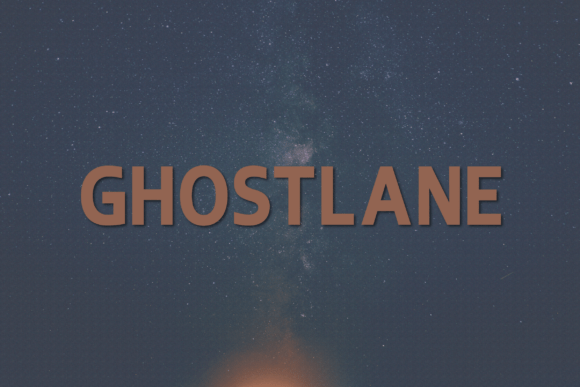 Ghostlane: A Modern Sans Serif Typeface for Clean Digital Interfaces