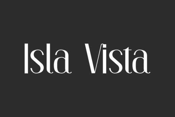 Isla Vista Typeface: A Modern Sans Serif for Editorial Design
