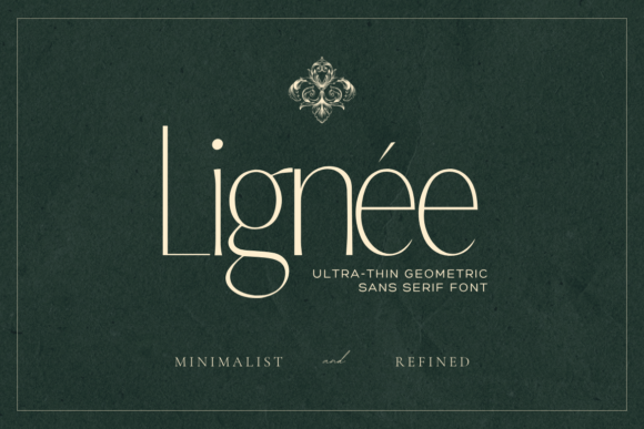 Lignée: The Ultra-Thin Sans Serif Typeface for Clear Campaign Design