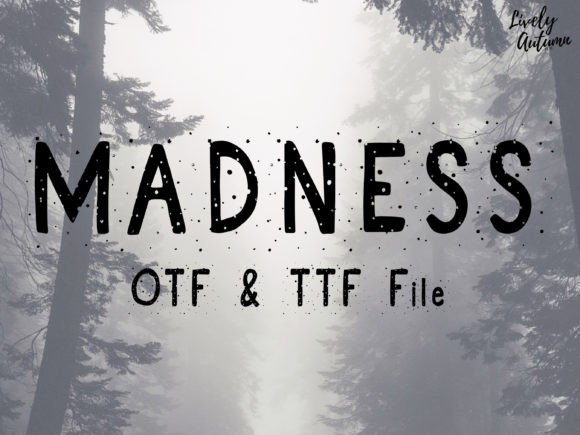 Madness Typeface Review: A Stained Handwritten Font for Editorial Design