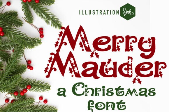 Merry Mauder: A Whimsical Hand-Crafted Font for Editorial Design