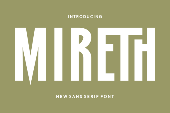 Mireth: A Modern Sans Serif for Editorial Elegance