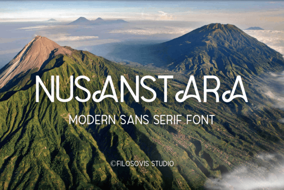 Nusanstara: A Sweet Sans Serif for Modern Editorial Design