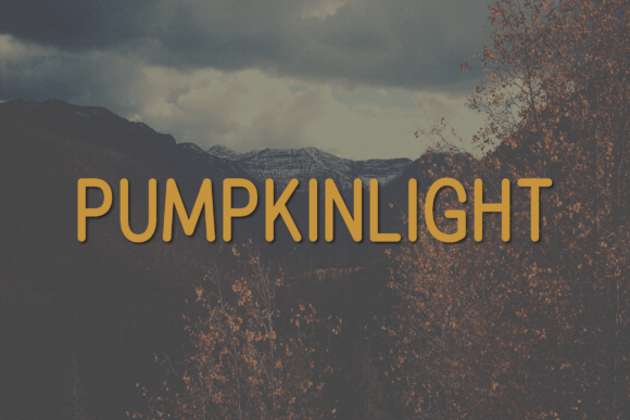Pumpkinlight: A Modern Sans Serif Typeface for Clean Brand Identity