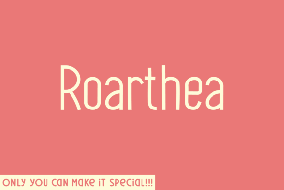 Roarthea Typeface Review: Organic Brushstrokes for Modern Brand Identity