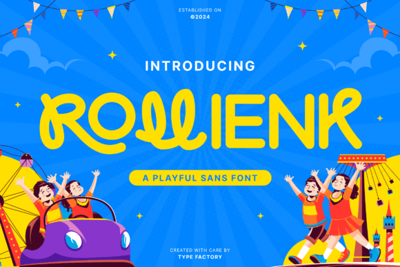 Rollienk: A Playful Sans Serif for Whimsical Brand Identity