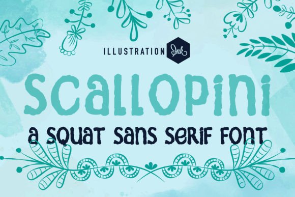 Scallopini: A Hand-Crafted Typeface for Modern Digital Brands