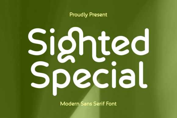 Sighted Special: A Modern Sans Serif Font for Approachable Branding