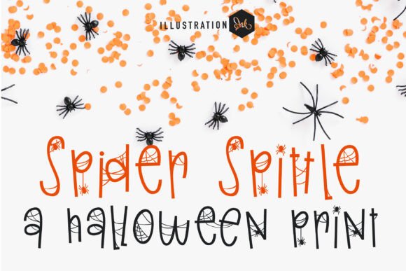 Spider Spittle: A Handwritten Typeface for Spooky Editorial Design