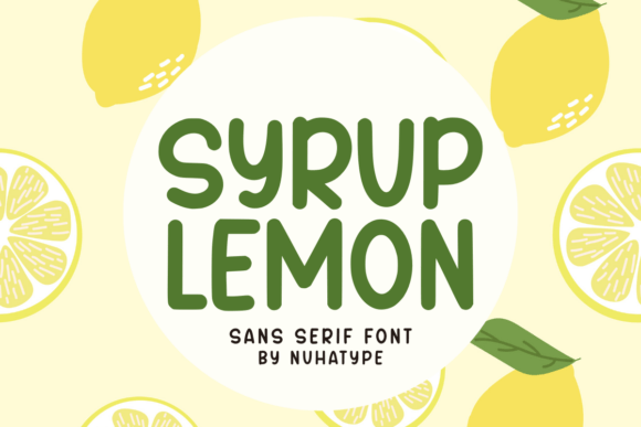 Syrup Lemon: A Cheerful Sans Serif for Modern Editorial Design