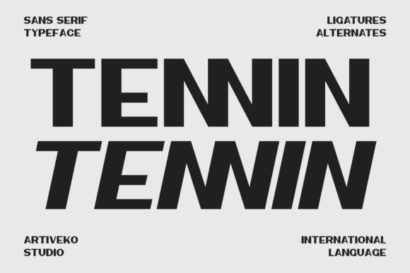Tennin Typeface Review: A Modern Sans Serif for Campaign Clarity
