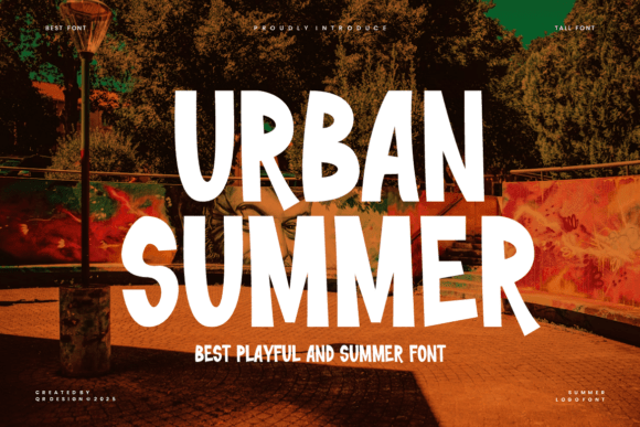 Urban Summer: A Friendly Sans Serif Font for Modern Brand Identity