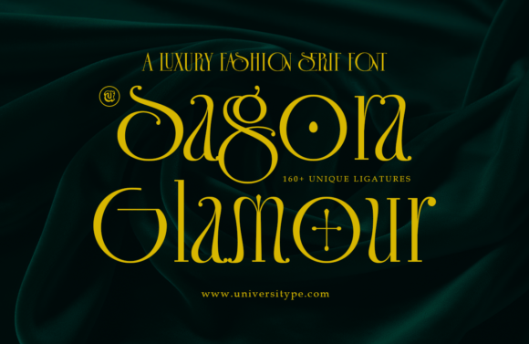 Ut Sagora Glamour: A Premium Serif Typeface for Elegant Branding